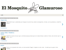 Tablet Screenshot of elmosquitoglamuroso.com